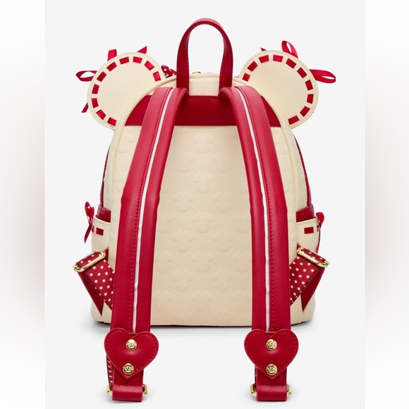NEW Loungefly Disney Minnie Mouse Red Lace
Polka Dot Mini Backpack